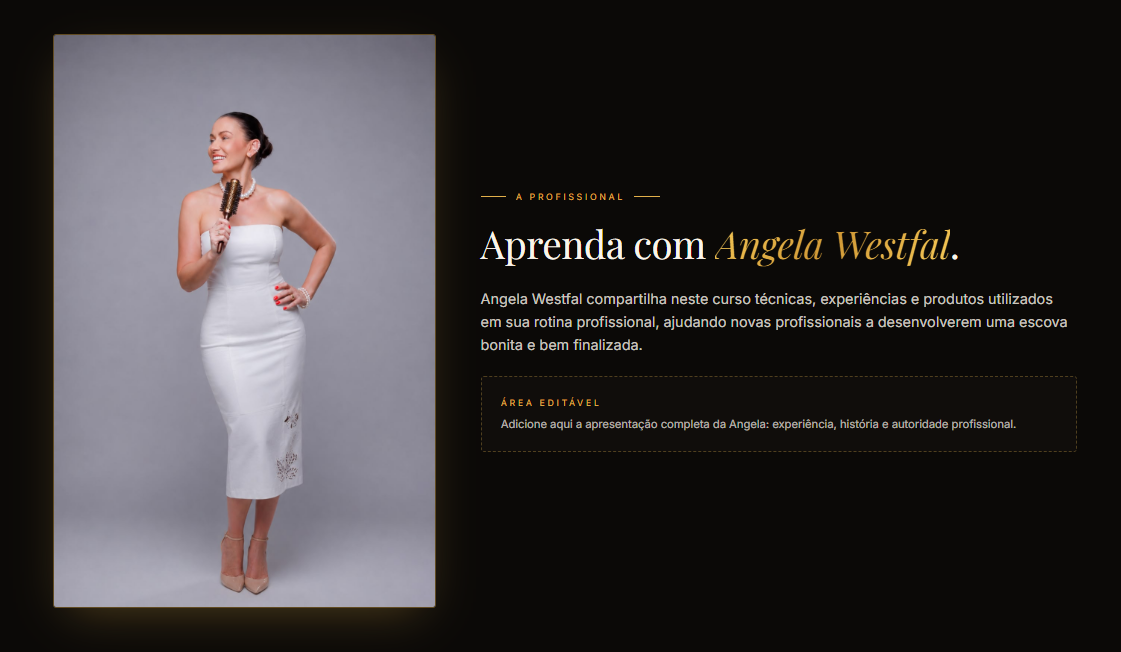 Angela Westfal — profissional de beleza